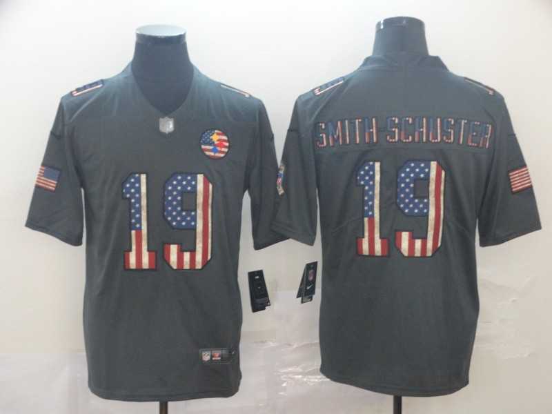 Nike Steelers 19 JuJu Smith-Schuster 2019 Salute To Service USA Flag Fashion Limited Jersey,We sell and wholesale Nike Steelers 19 JuJu Smith-Schuster 2019 Salute To Service USA Flag Fashion Limited Jersey on line form chian!